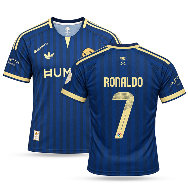 Al-Nassr Tricou De Fotbal Bărbați Deplasare, Ronaldo. 26/27