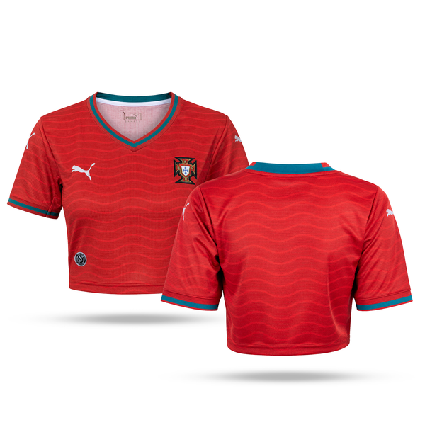 Portugalia Femei Top Scurt De Fotbal. World Cup 2026