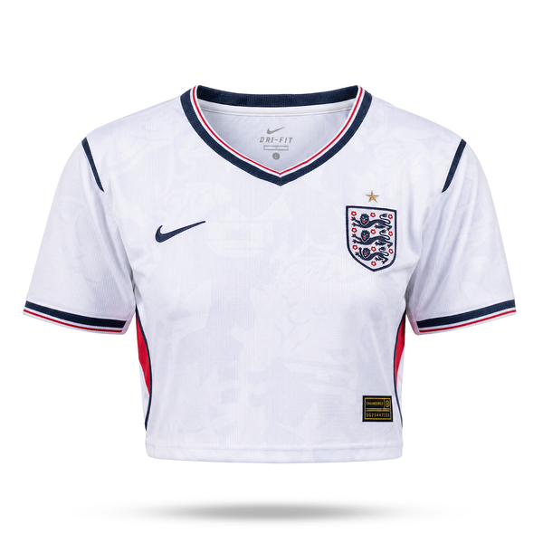 Anglia Top Scurt De Fotbal Pentru Femei. World Cup 2026