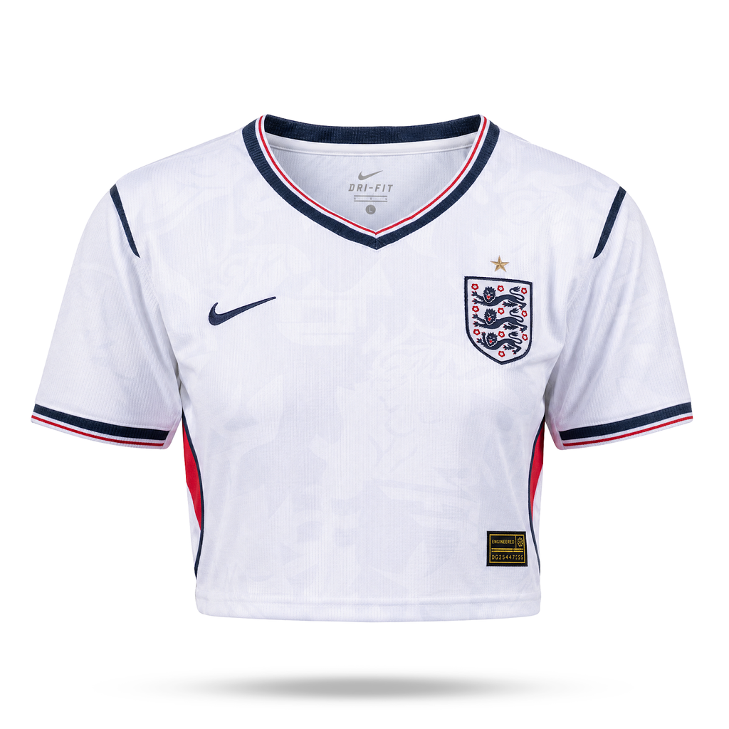 Anglia Top Scurt De Fotbal Pentru Femei. World Cup 2026