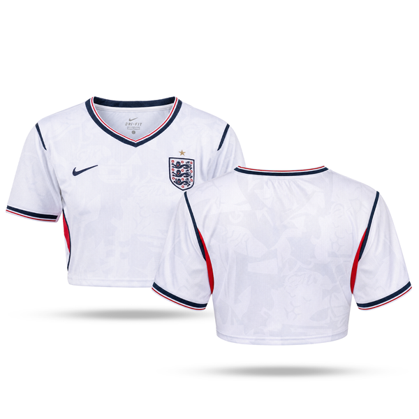 Anglia Top Scurt De Fotbal Pentru Femei. World Cup 2026