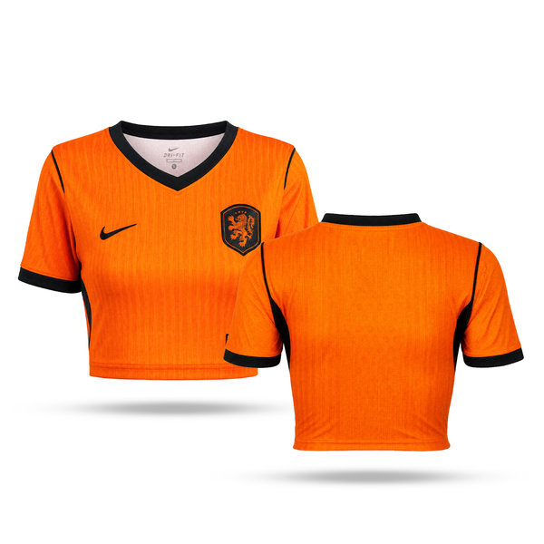 Tricou Scurt De Fotbal Țările De Jos Damă. World Cup 2026, Portocaliu