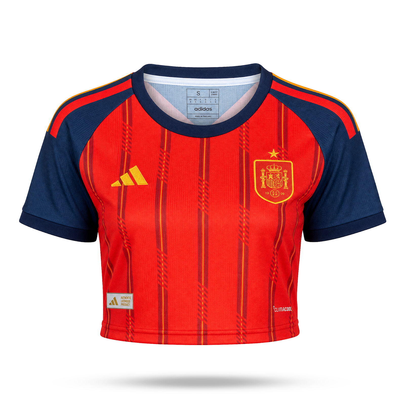 Spania Femei Top Scurt De Fotbal. World Cup 2026
