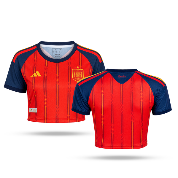 Spania Femei Top Scurt De Fotbal. World Cup 2026