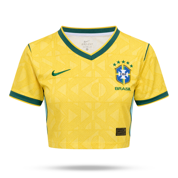 Brazilia Top Scurt De Fotbal De Damă. World Cup 2026