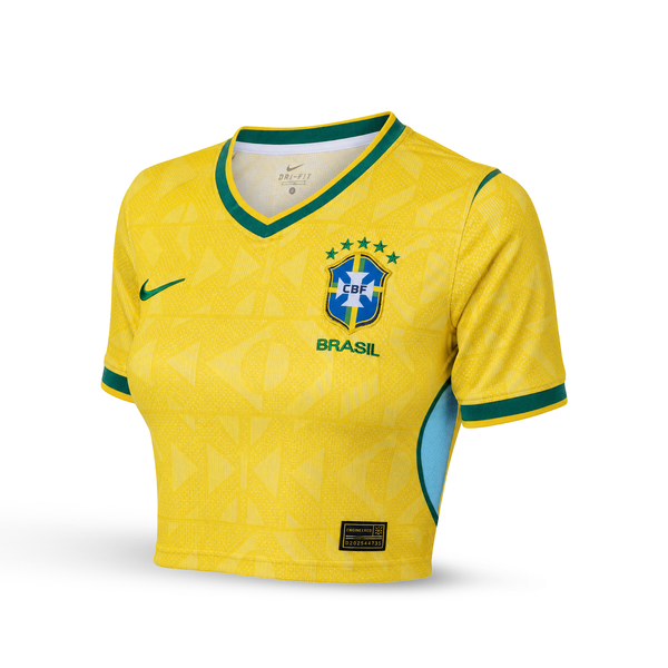 Brazilia Top Scurt De Fotbal De Damă. World Cup 2026